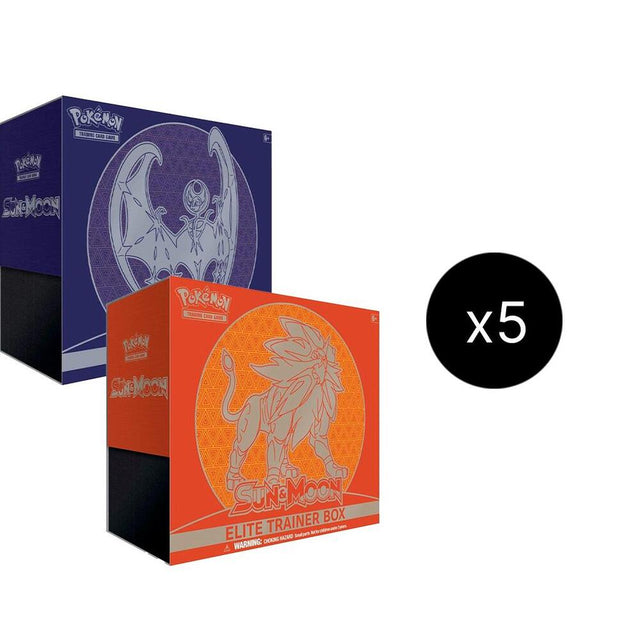 Sun and Moon Elite Trainer Box Case