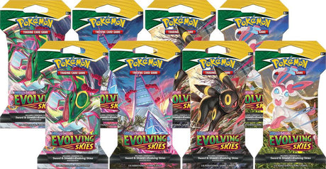 Evolving Skies Sleeved Booster Pack Bundle Set of 8