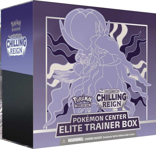 Chilling Reign Pokemon Center Elite Trainer Box Shadow Rider Calyrex Exclusive