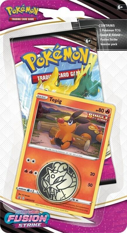 Fusion Strike Single Pack Blister Tepig