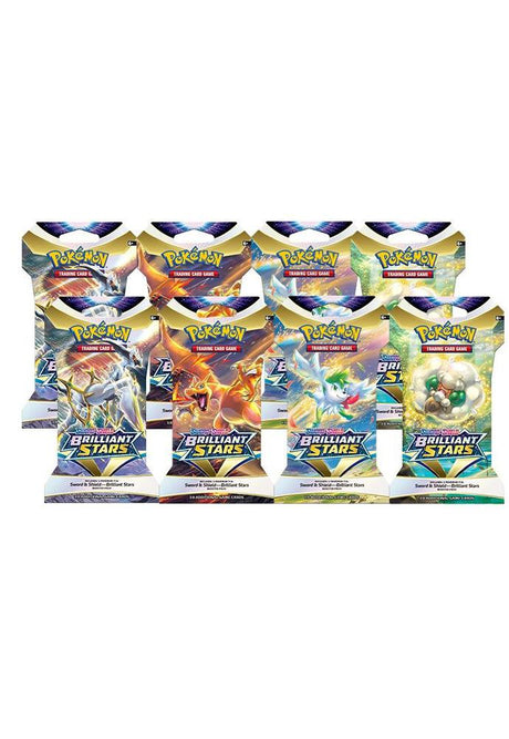 Brilliant Stars Sleeved Booster Pack Bundle Set of 8