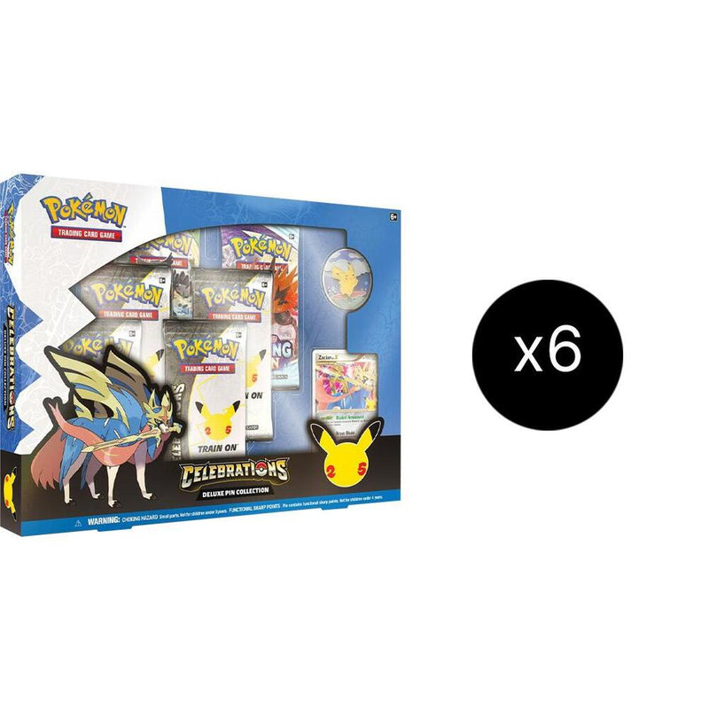 Celebrations Deluxe Pin Collection Case Zacian LV X - Celebrations sealed product