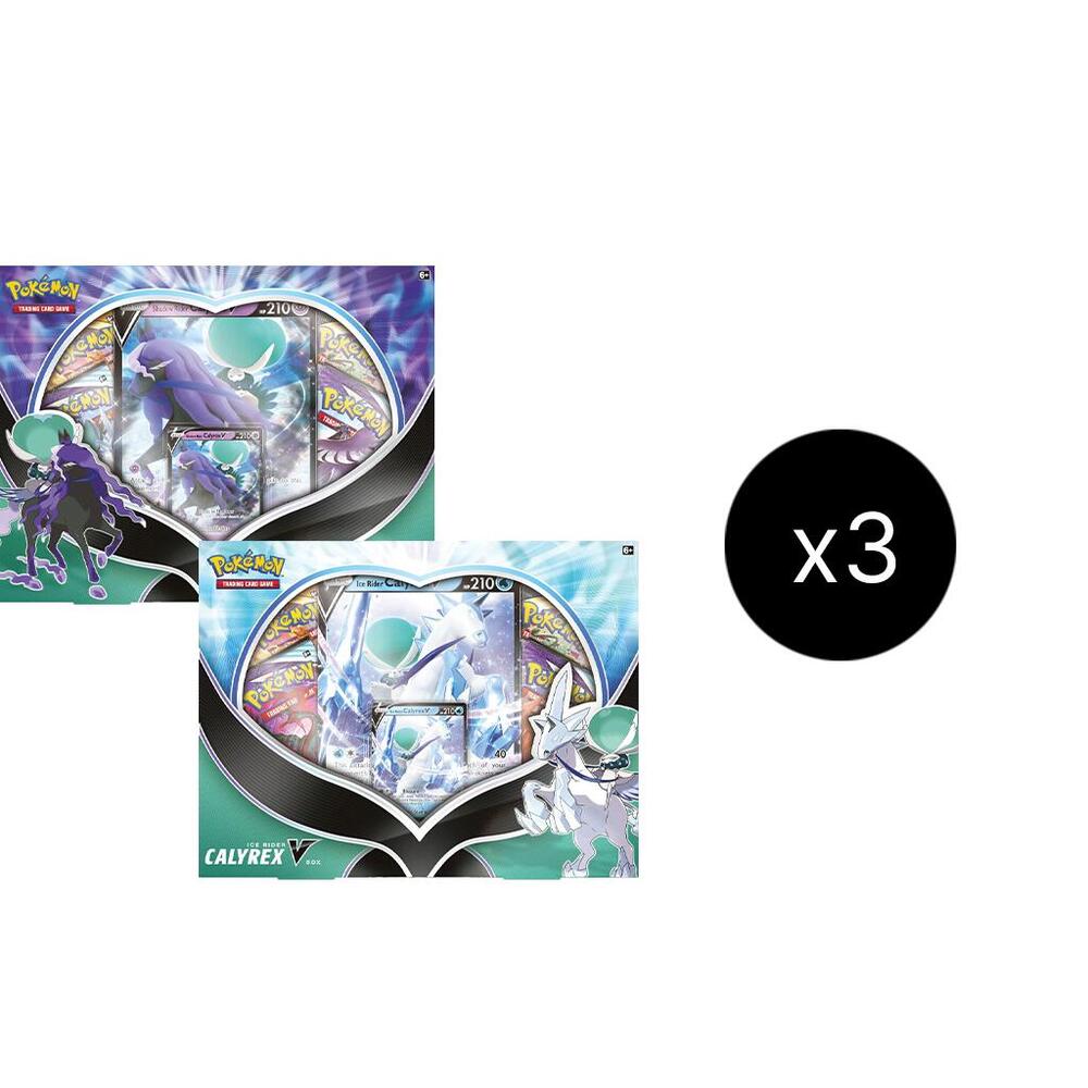 Ice Rider Shadow Rider Calyrex V Box Case