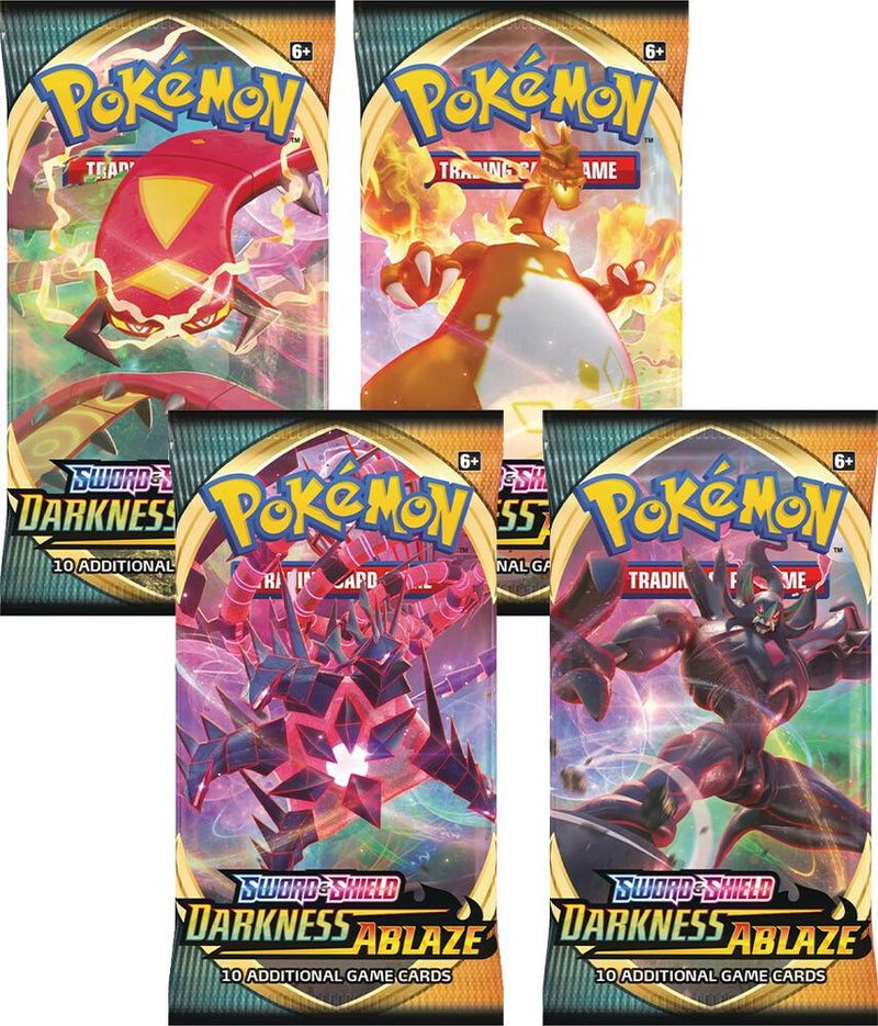 Darkness Ablaze Booster Pack Art Bundle Set of 4 - Darkness Ablaze sealed product