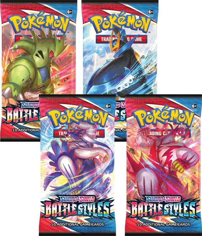Battle Styles Booster Pack Art Bundle Set of 4 - Battle Styles sealed product
