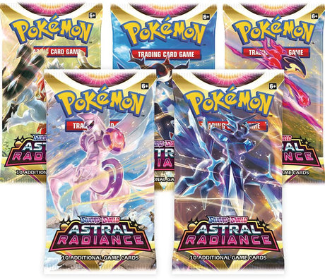 Astral Radiance Booster Pack Art Bundle Set of 5