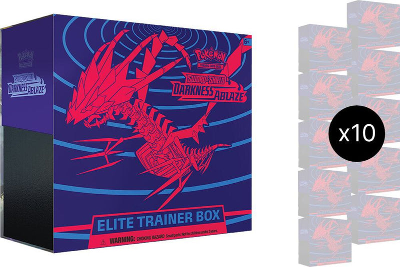 Darkness Ablaze Elite Trainer Box Case - Darkness Ablaze sealed product