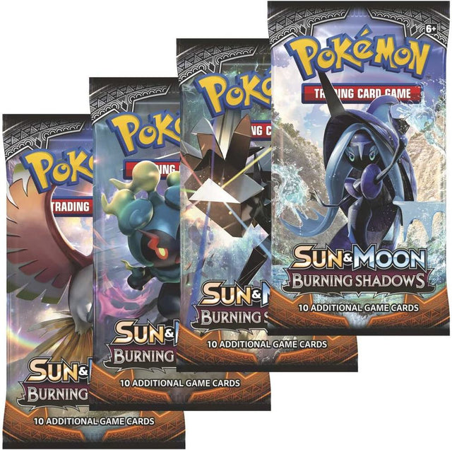 Burning Shadows Booster Pack Art Bundle Set of 4