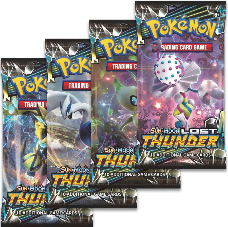 Lost Thunder Booster Pack Art Bundle Set of 4 - Lost Thunder sealed product