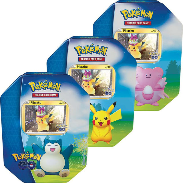 Pokemon GO Tin Set of 3