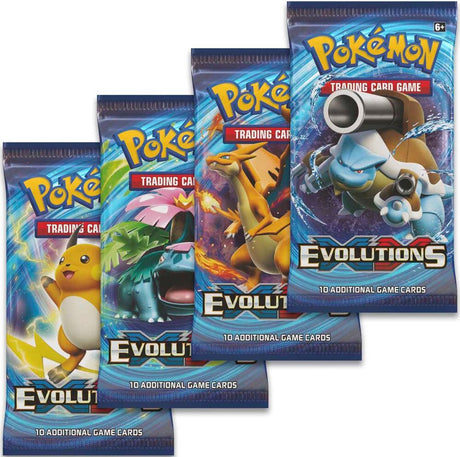 Evolutions Booster Pack Art Bundle Set of 4