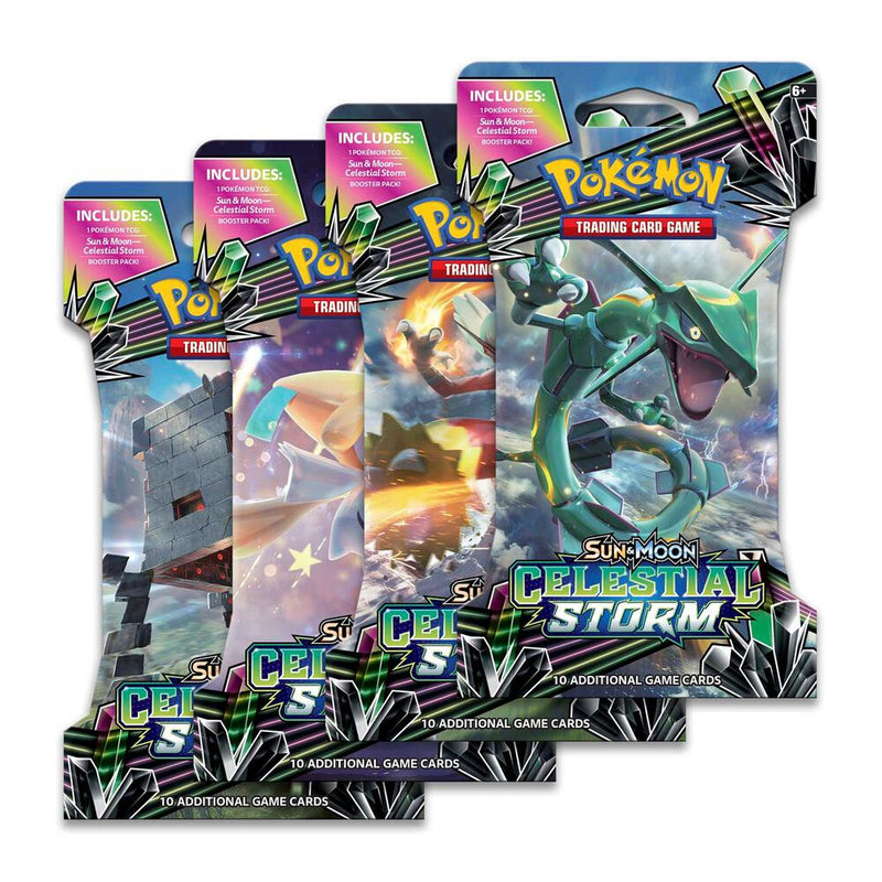 Celestial Storm Sleeved Booster Pack Art Bundle Set of 4 - Celestial Storm sealed product