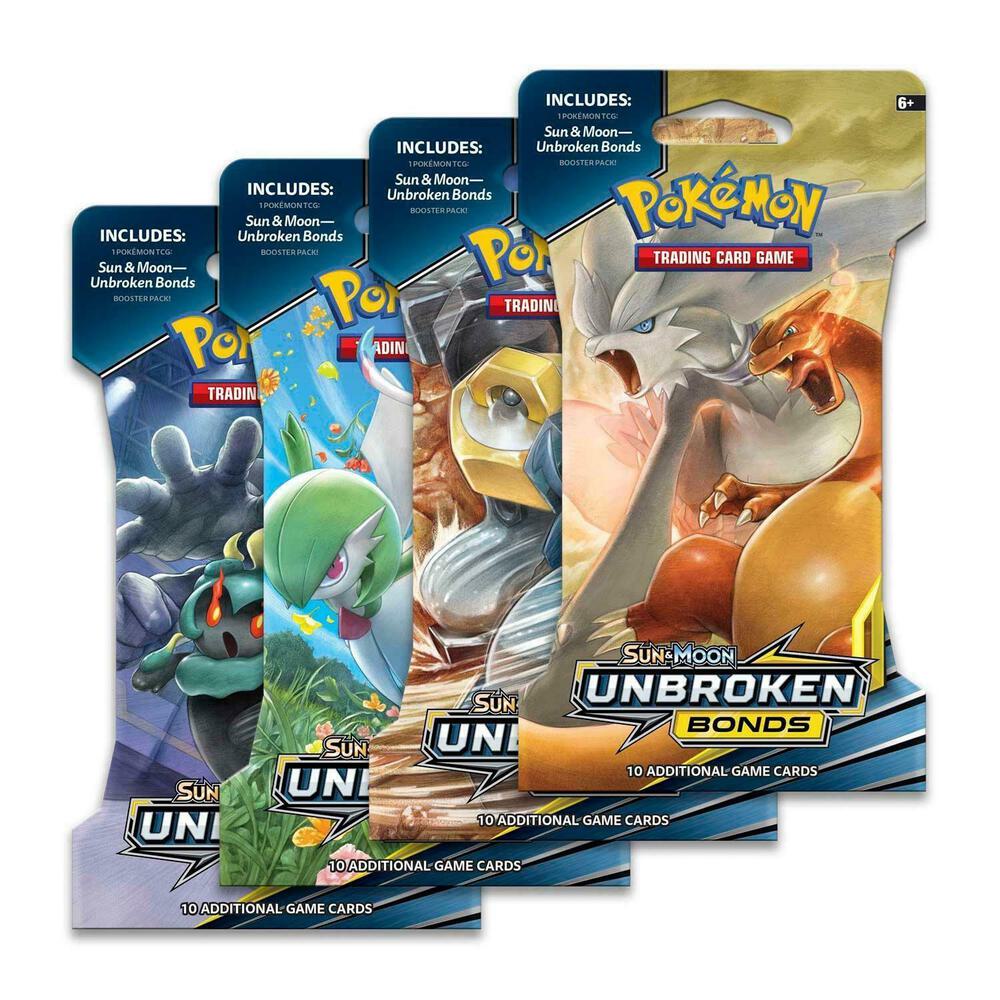Unbroken Bonds Sleeved Booster Pack Art Bundle Set of 4