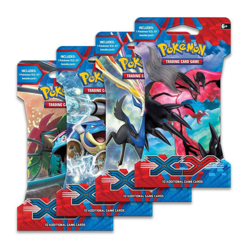XY Sleeved Booster Pack Art Bundle Set of 4 - XY Base Set sealed product