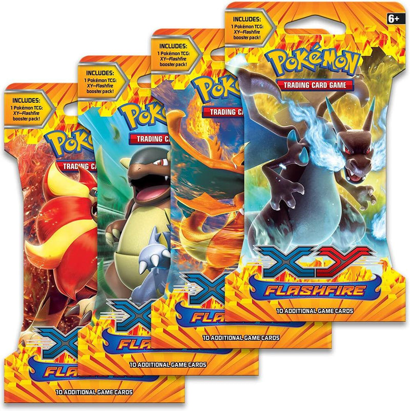 Flashfire Sleeved Booster Pack Art Bundle Set of 4 - Flashfire sealed product
