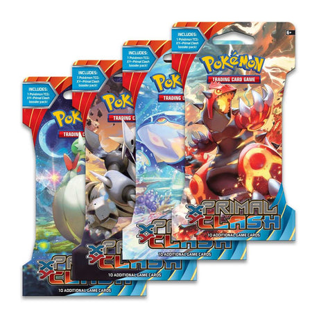 Primal Clash Sleeved Booster Pack Art Bundle Set of 4