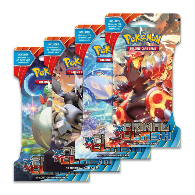 Primal Clash Sleeved Booster Pack Art Bundle Set of 4