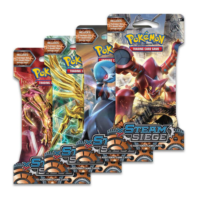 Steam Siege Sleeved Booster Pack Art Bundle Set of 4