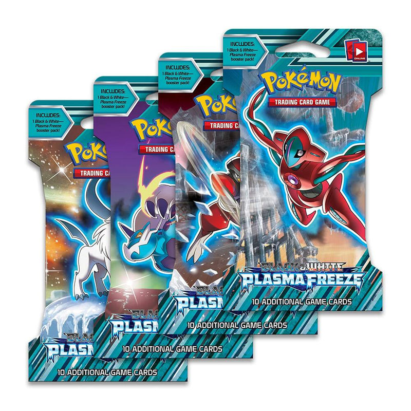 Plasma Freeze Sleeved Booster Pack Art Bundle Set of 4 - Plasma Freeze sealed product
