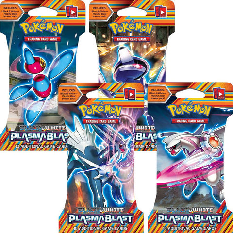 Plasma Blast Sleeved Booster Pack Art Bundle Set of 4