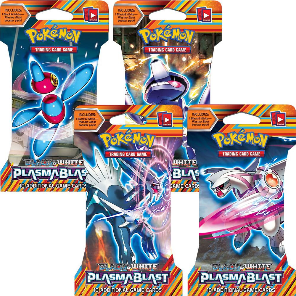 Plasma Blast Sleeved Booster Pack Art Bundle Set of 4