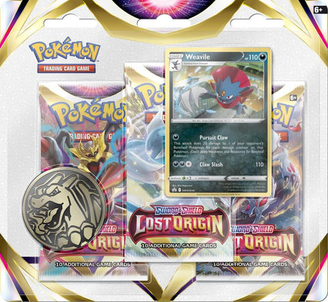Lost Origin 3 Pack Blister Weavile