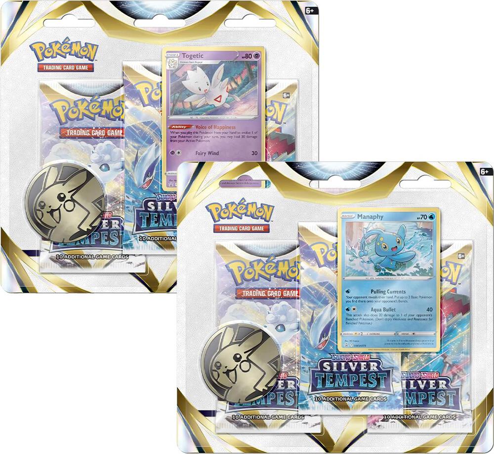 Silver Tempest 3 Pack Blister Set of 2