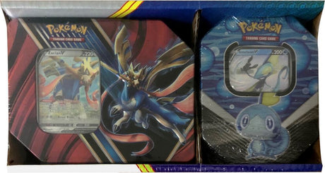 Legends of Galar Tin plus Galar Partners Tin 2 pack Zacian V Inteleon V Retail Exclusive