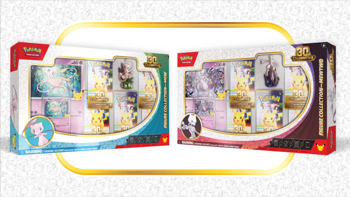 30th Celebration Mew & Mewtwo Figure Collections