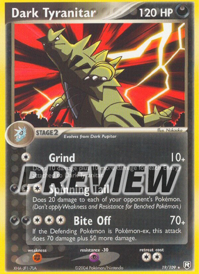 Dark Tyranitar #019 Classic