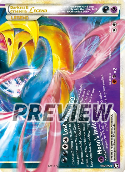 Darkrai & Cresselia Legend #100 Classic