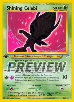 000106 Shining Celebi Classic 30th Celebration