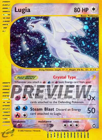 Crystal Lugia #149 Classic