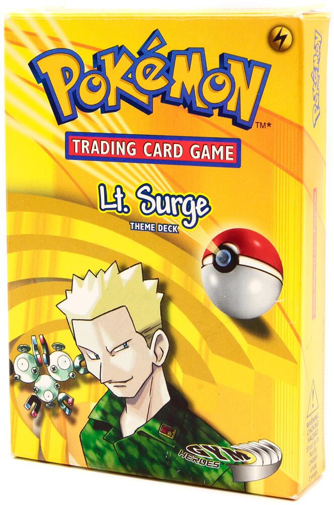Gym Heroes Theme Deck Lt Surge