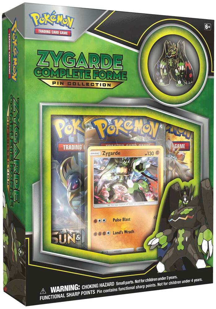 Zygarde Complete Forme Pin Collection - Sun & Moon Base Set sealed product