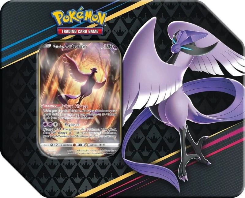 Crown Zenith Tin Galarian Articuno - Crown Zenith sealed product