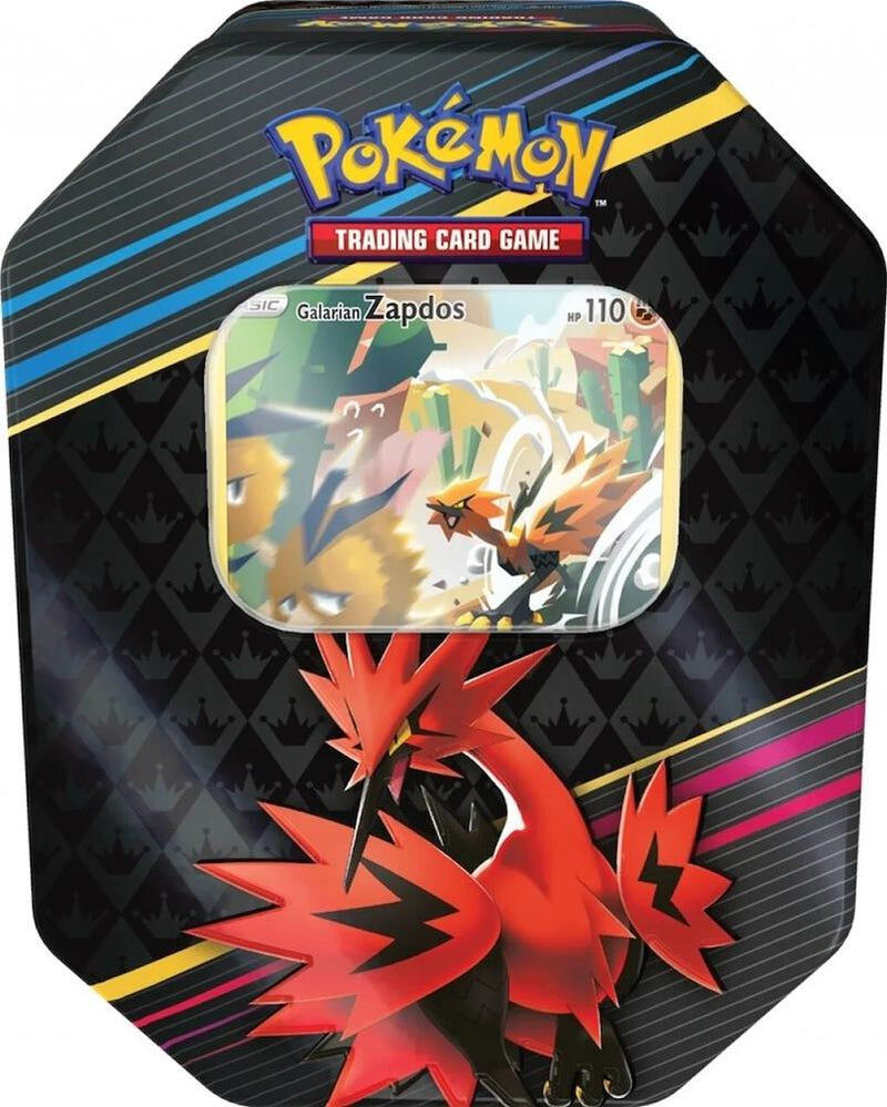 Crown Zenith Tin Galarian Zapdos International Version - Crown Zenith sealed product