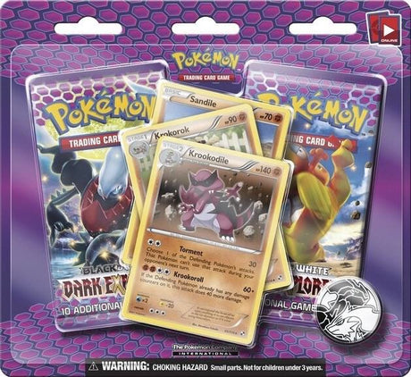 Dark Explorers 3 Pack Blister Krookodile