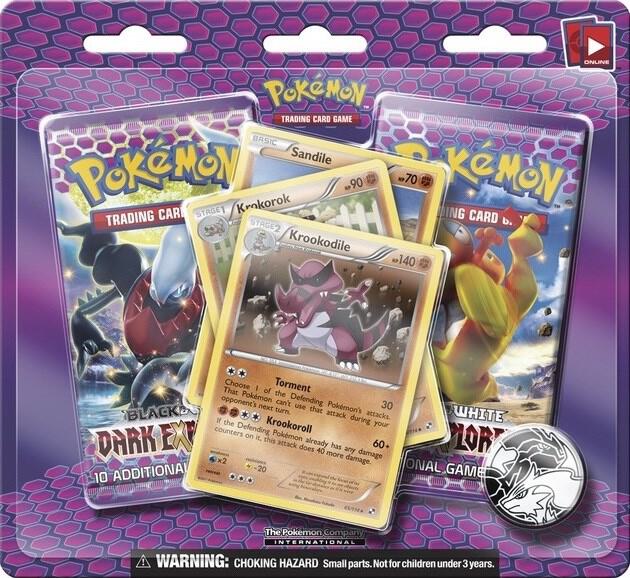 Dark Explorers 3 Pack Blister Krookodile
