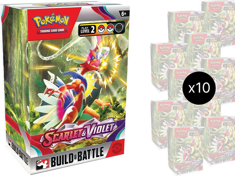 Scarlet and Violet Build and Battle Box Display - Scarlet & Violet Base Set sealed product