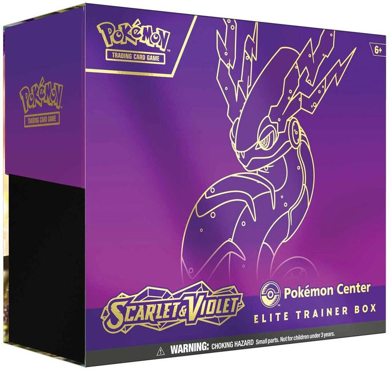 Scarlet and Violet Pokemon Center Elite Trainer Box Exclusive Miraidon - Scarlet & Violet Base Set sealed product