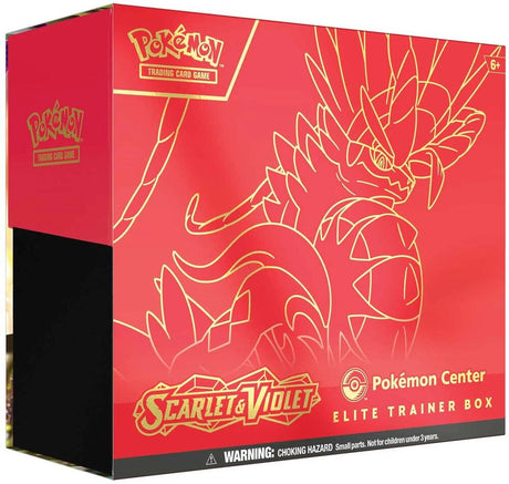 Scarlet and Violet Pokemon Center Elite Trainer Box Exclusive Koraidon