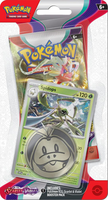 Scarlet and Violet Single Pack Blister Spidops