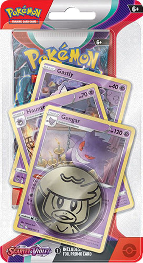 Scarlet and Violet Premium Checklane Blister Gengar