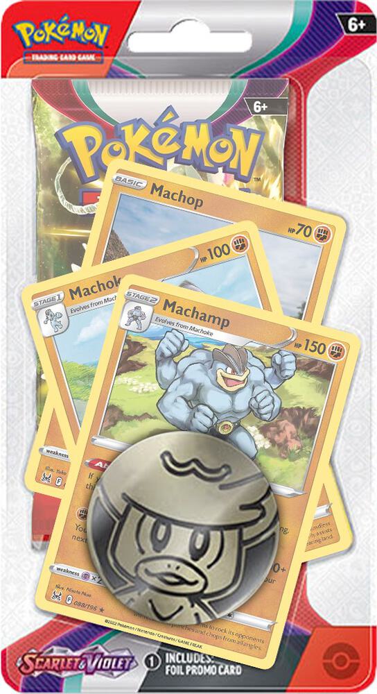 Scarlet and Violet Premium Checklane Blister Machamp