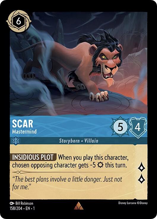Scar - Mastermind #158 Rare - The First Chapter Pokemon card