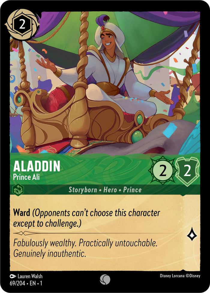 Aladdin - Prince Ali #69 Common - The First Chapter Pokemon card