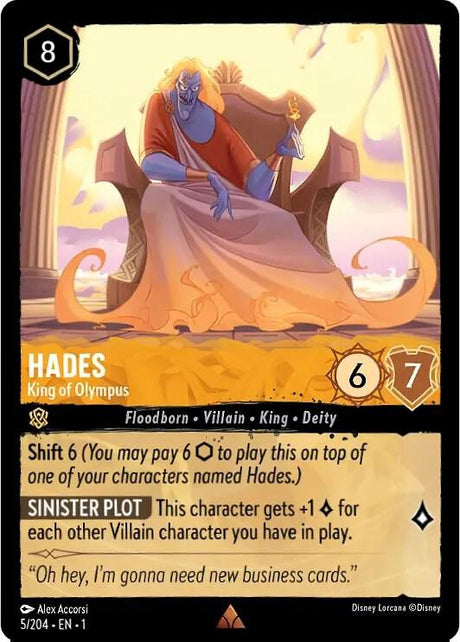0005 Hades - King of Olympus Rare The First Chapter