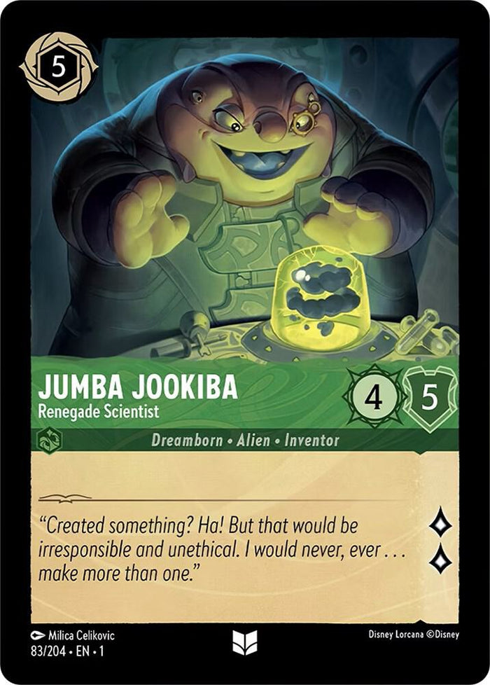 0083 Jumba Jookiba - Renegade Scientist Uncommon The First Chapter