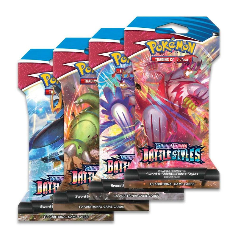Battle Styles Sleeved Booster Pack Art Bundle Set of 4 - Battle Styles sealed product
